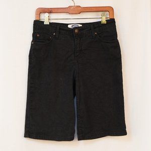 Levi's Signature black jean Bermuda shorts